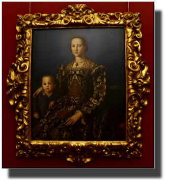 Bronzino, Portrait of Grand Duches Eleonora of Toledo and her Son Giovanni DSC01231.jpg