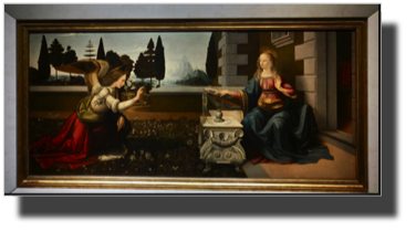 Annunciation, Leonardo da Vinci DSC01236.jpg